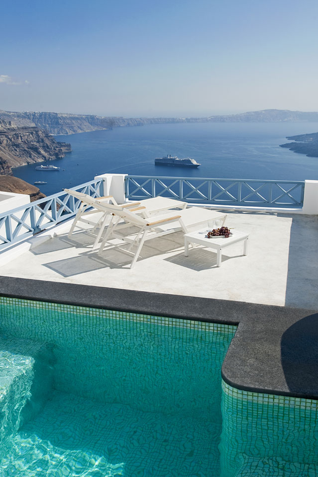 Hotel Gorgona Villas, Santorini, Griechenland, Imerovigli. Großes 1
